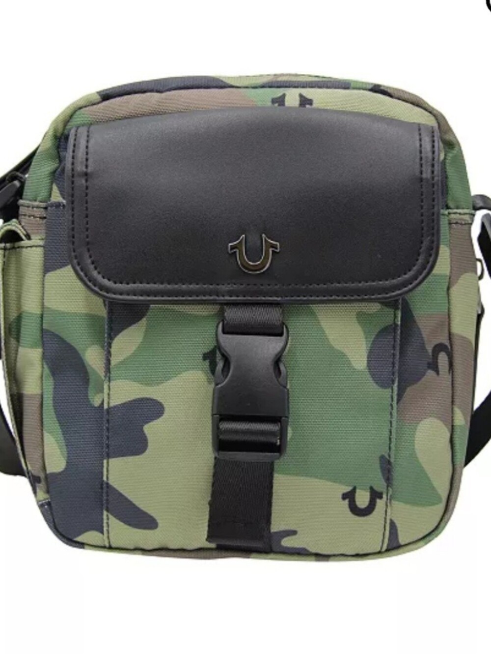 TRUE RELIGION Men's Green Jet Cross Body Bag